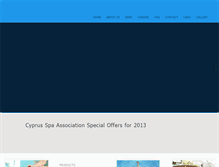 Tablet Screenshot of cyprusspaassociation.com